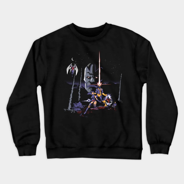 Mutant Wars Apocalypse Crewneck Sweatshirt by FOUREYEDESIGN